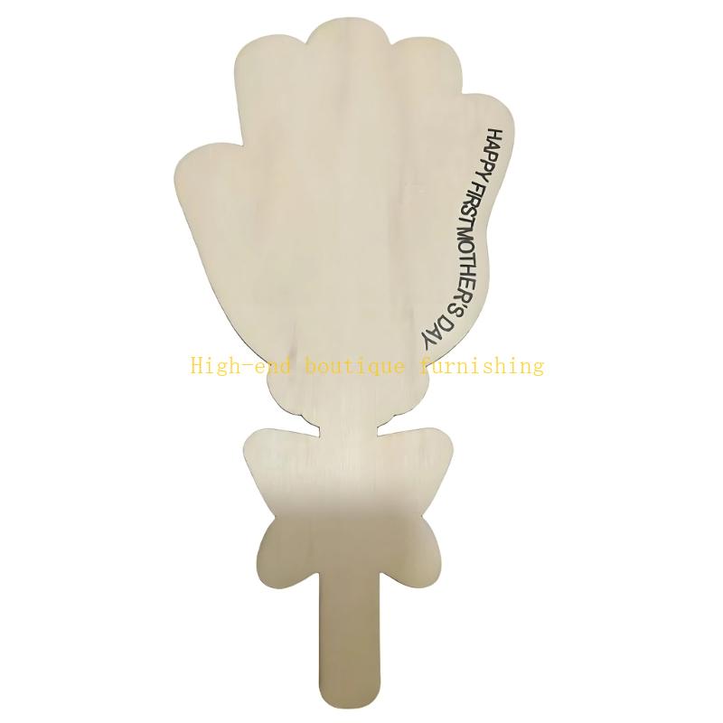Art And Craft For Mother'S Day - L9NB Wooden Hand Painted Flower For