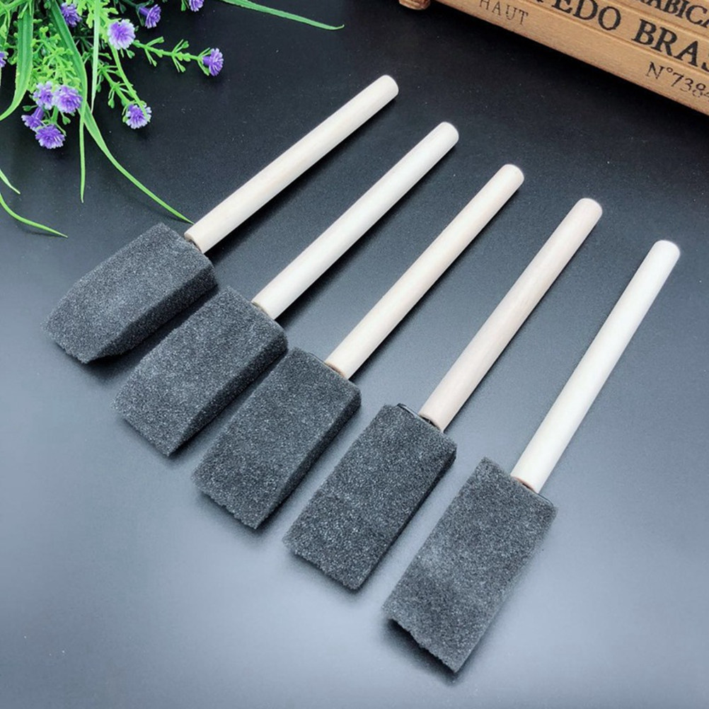 Art Craft Glue - 10Pack Paint Sponge Brush Beveled End