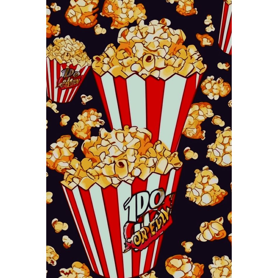 Art Craft Ideas With Paper - RUOPOTY Popcorn Diamond Painting Kit Wall