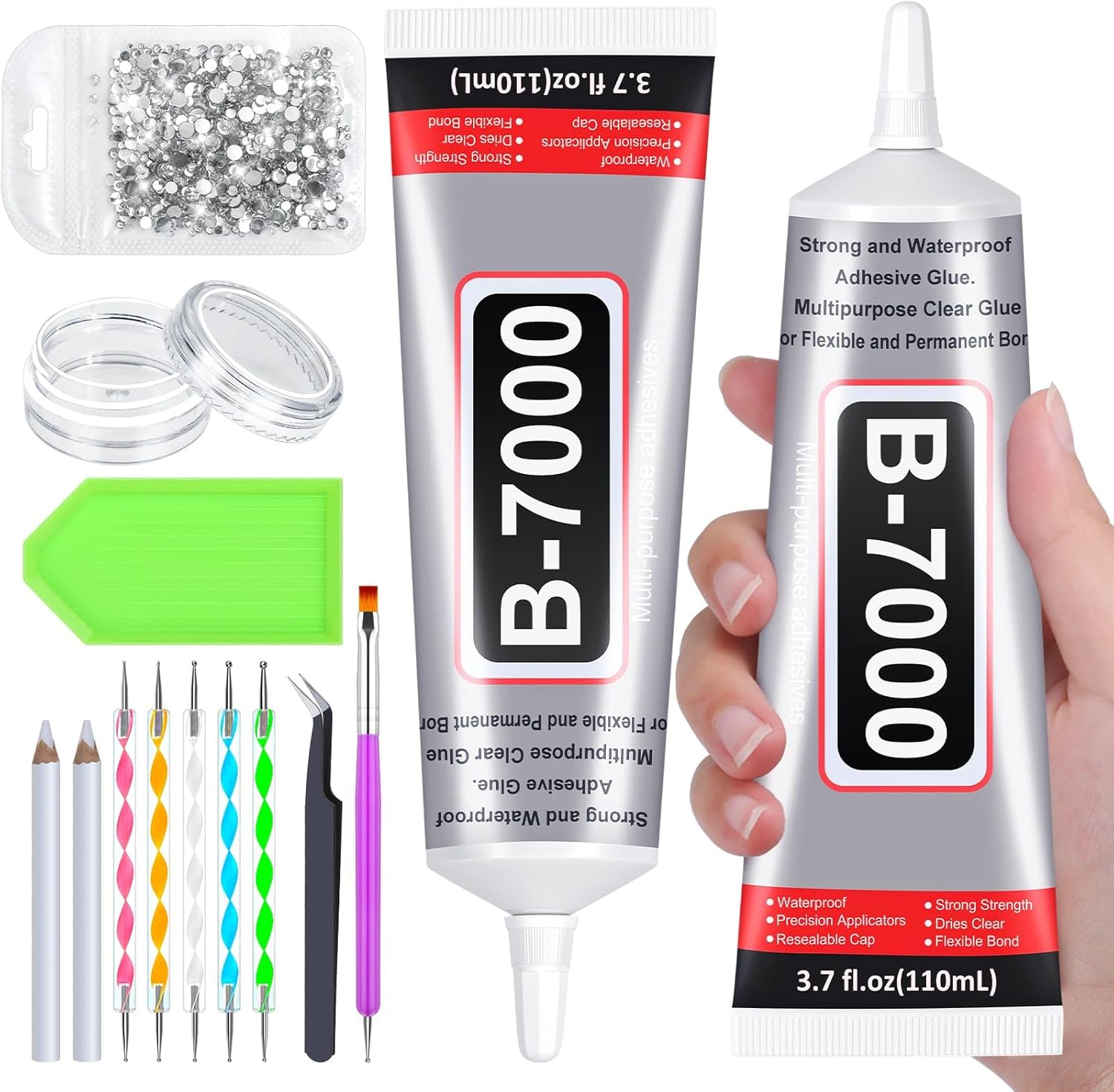 Art Craft Glue - B7000 Glue Clear with Precision Tip,