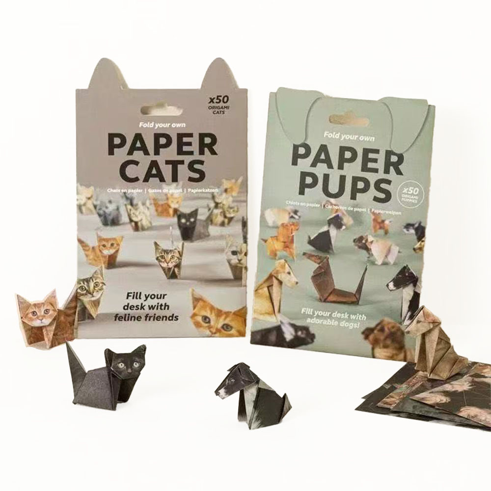 Art Craft Ideas With Paper - Creative 3D Animal Origami Set Foldable