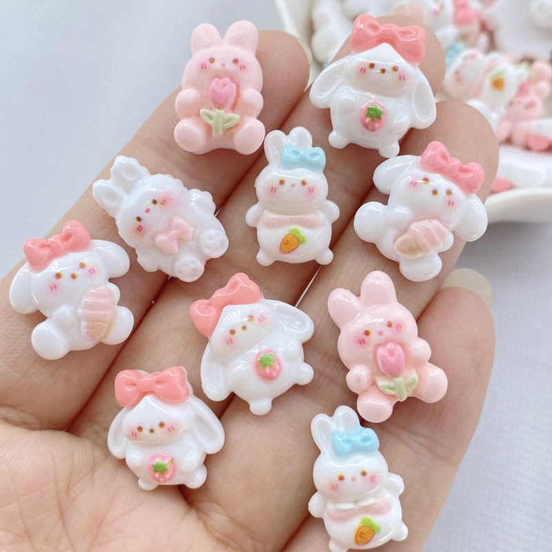 Art Craft Rabbit - 20Pcs New Mixed Nail Art Resin