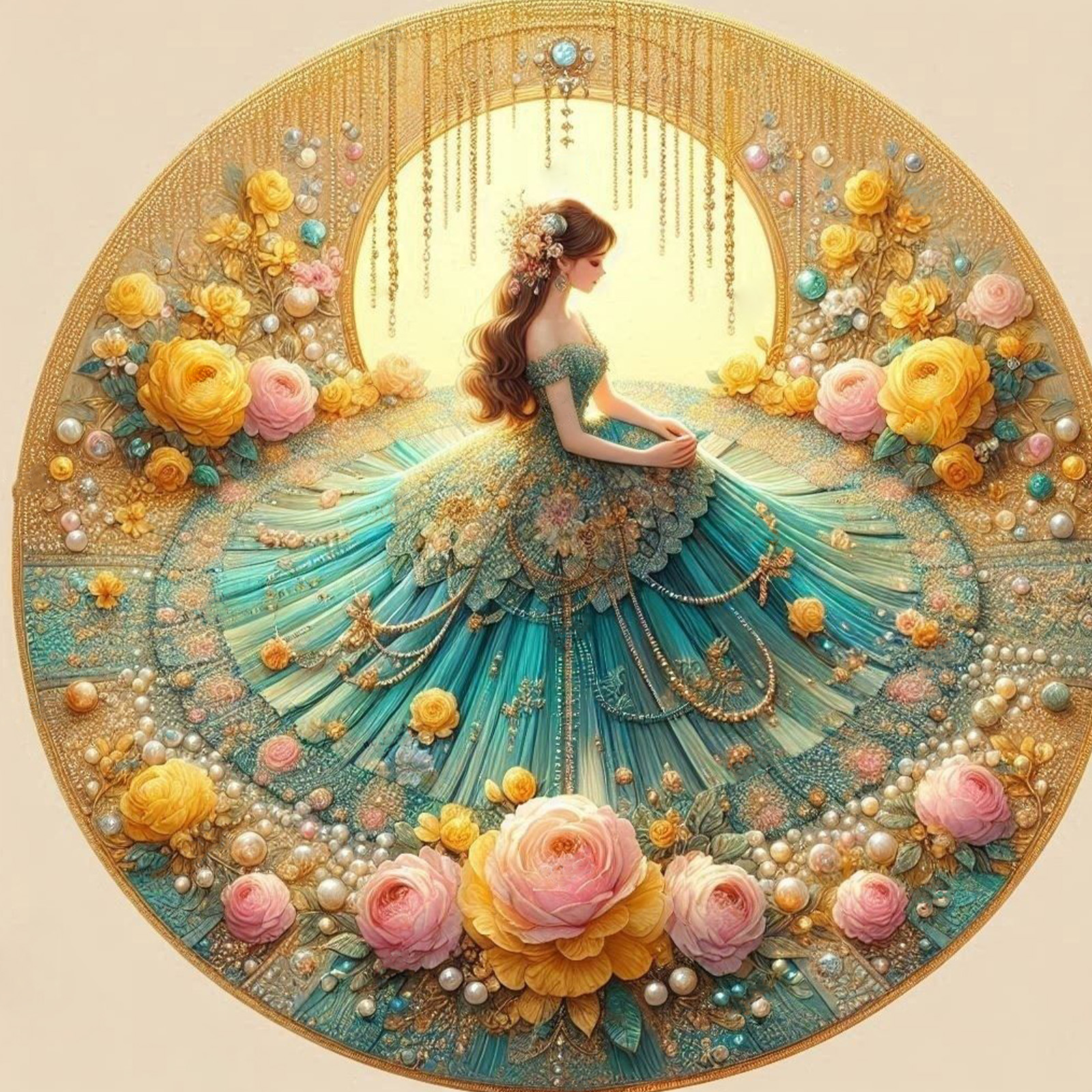 Art Craft Home - 5D peony Diamond Painting Kit –