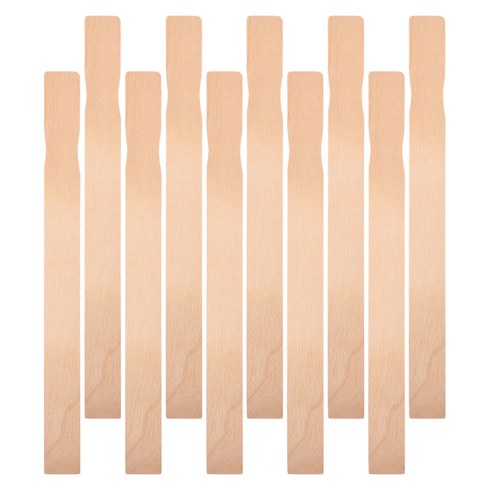 Art Craft Project - 10Pcs Oil Paint Stirring Sticks Natural
