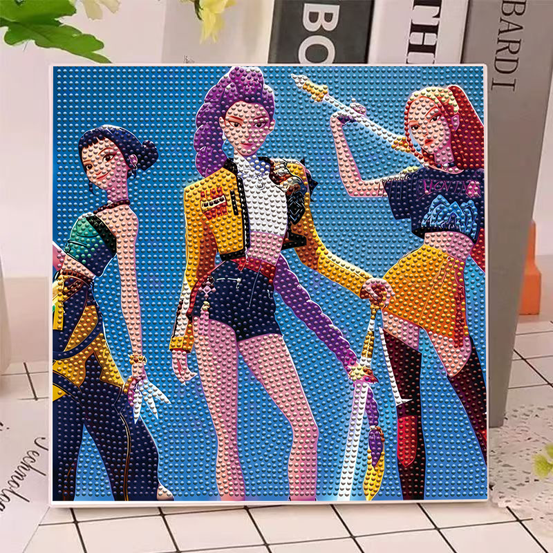 Art Craft Home - Anime Gilrs Lumi Mila Zoi K-pop