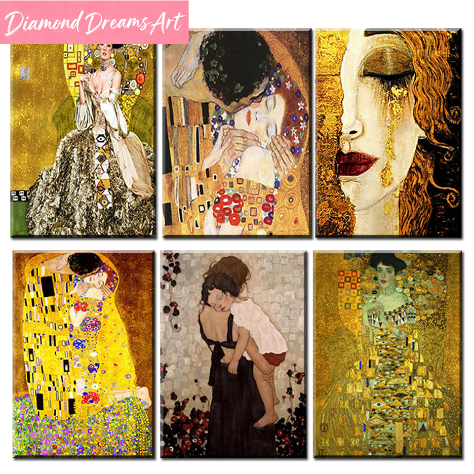 Art Craft Love - Love Kiss Diamond Painting Gustav Klimt