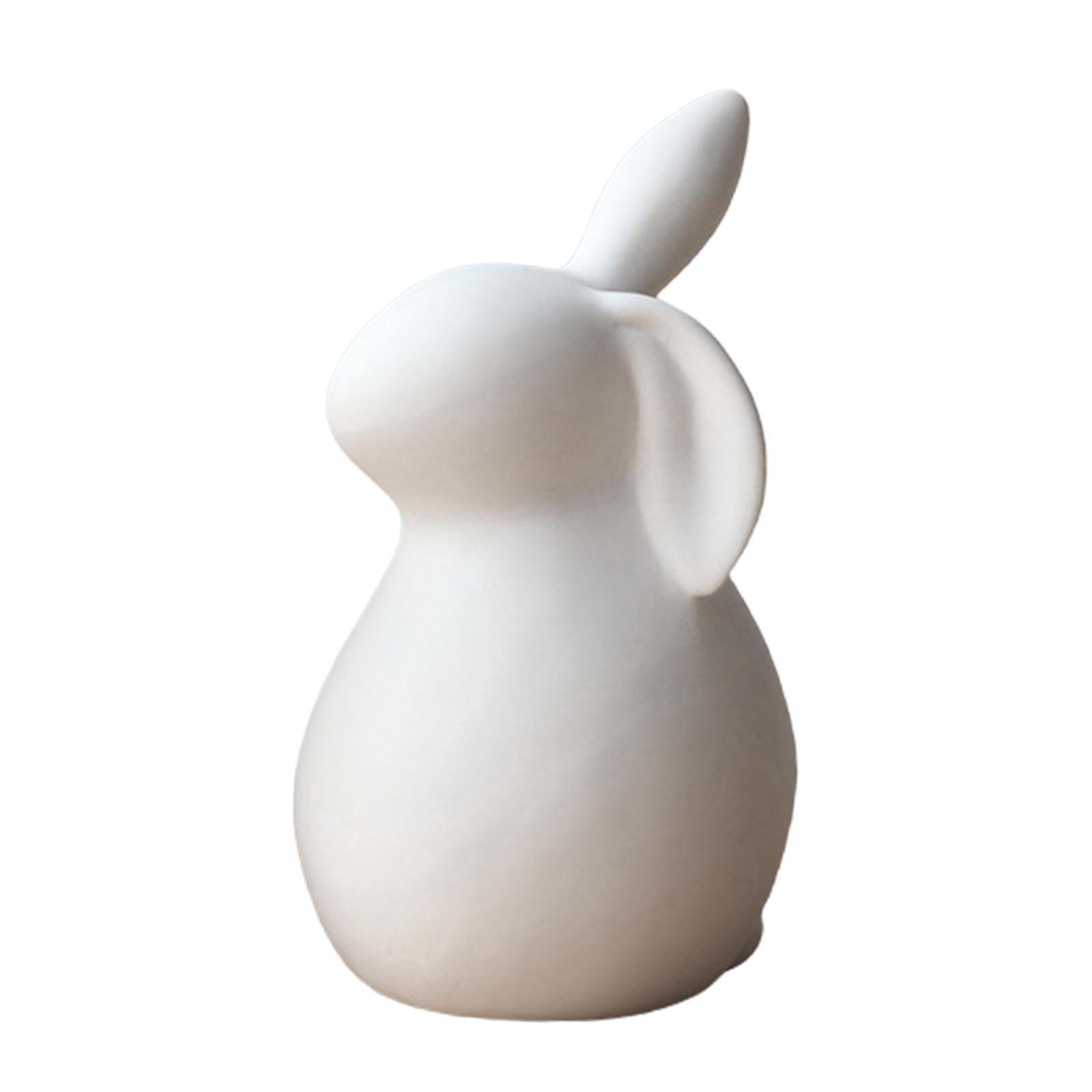 Art Craft Rabbit - Easter Bunny Figurines Modern Art Ceramic