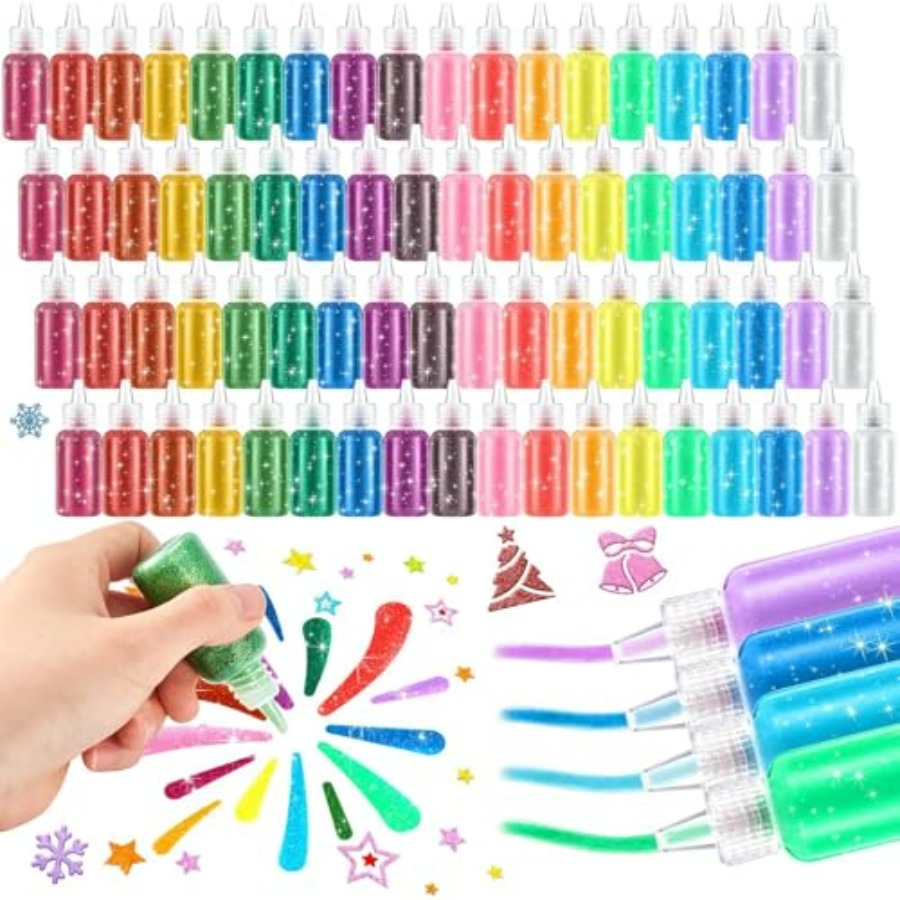 Art Craft Glue - Glitter Glue Colors Washable Art Glitter