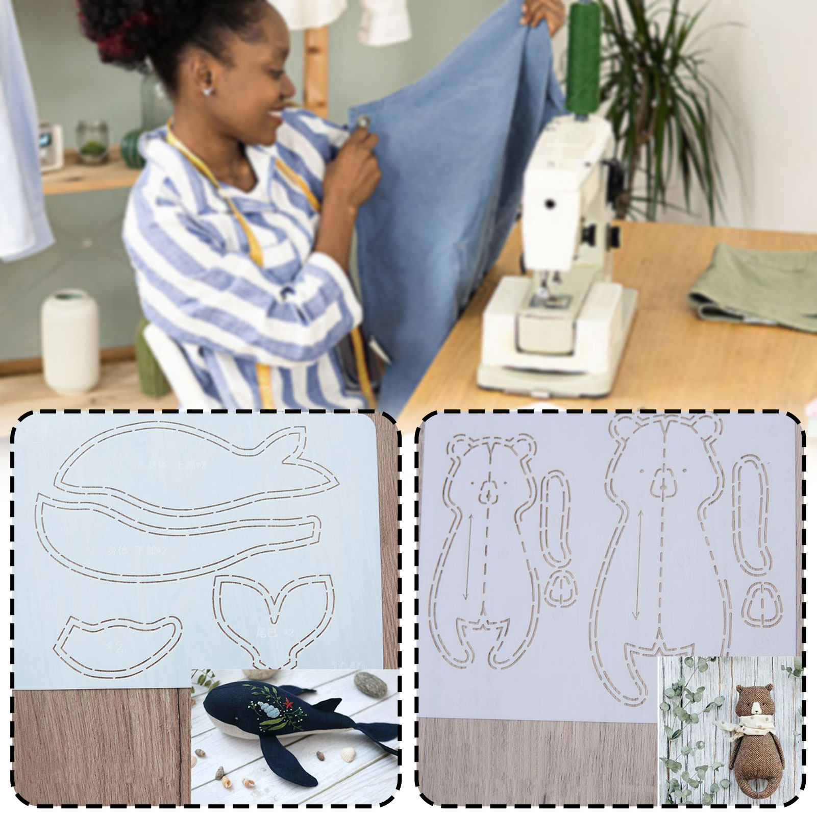 Plasitc Quilting Template Sten - Art Craft Template บทวิจารณ์และราคา