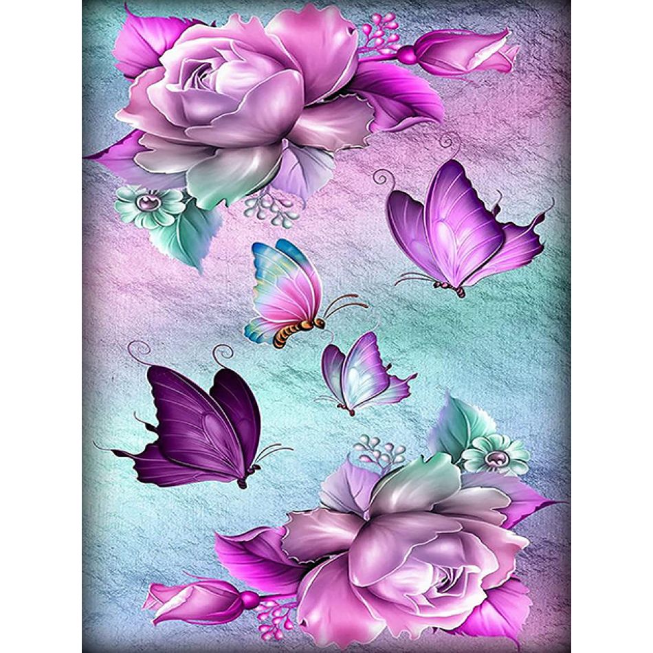 RUOPOTY Purple Flowers Diamond - Art Craft Ideas With Paper บทวิจารณ์และราคา