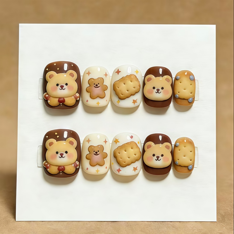 Cute Animal Nail Art & Cookie  - Art Craft Template บทวิจารณ์และราคา