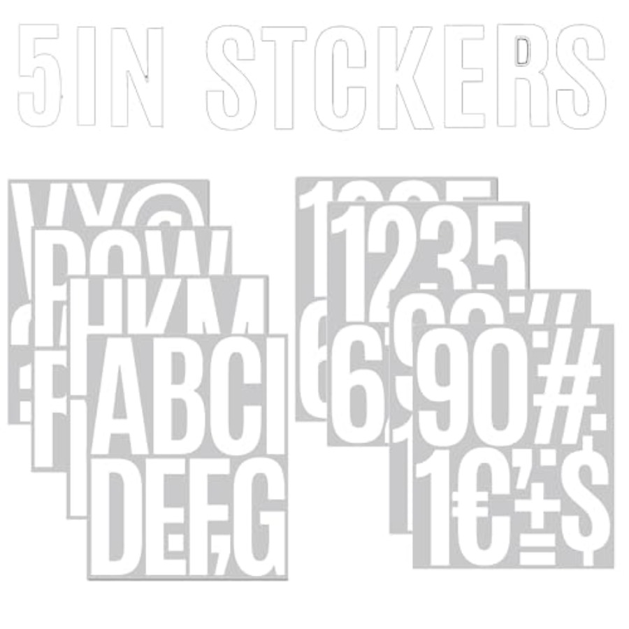 Letter Stickers 8 Sheets Mailb - Letter S Art Craft บทวิจารณ์และราคา