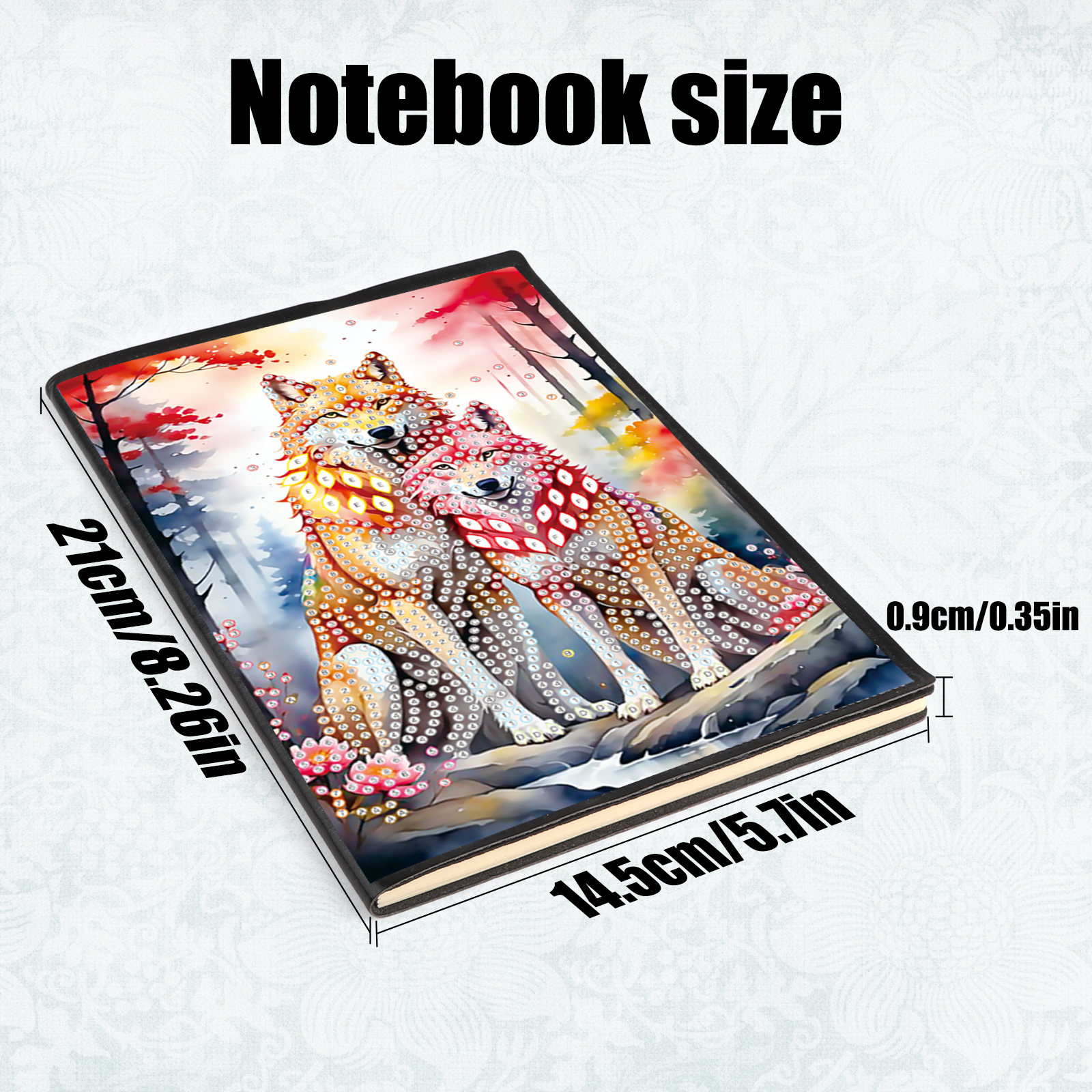 5D DIY Special Shape Diamond A - Art Craft Notebook บทวิจารณ์และราคา