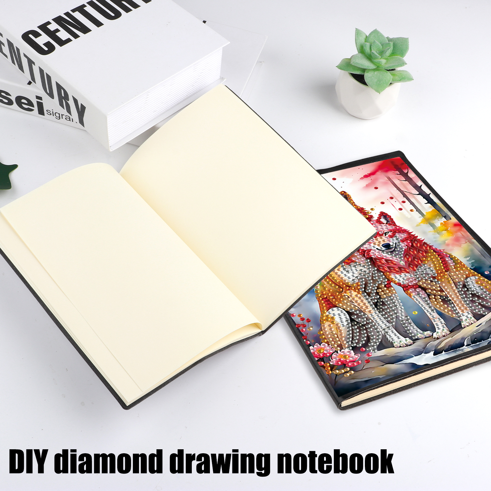 5D DIY Special Shape Diamond A - Art Craft Notebook บทวิจารณ์และราคา