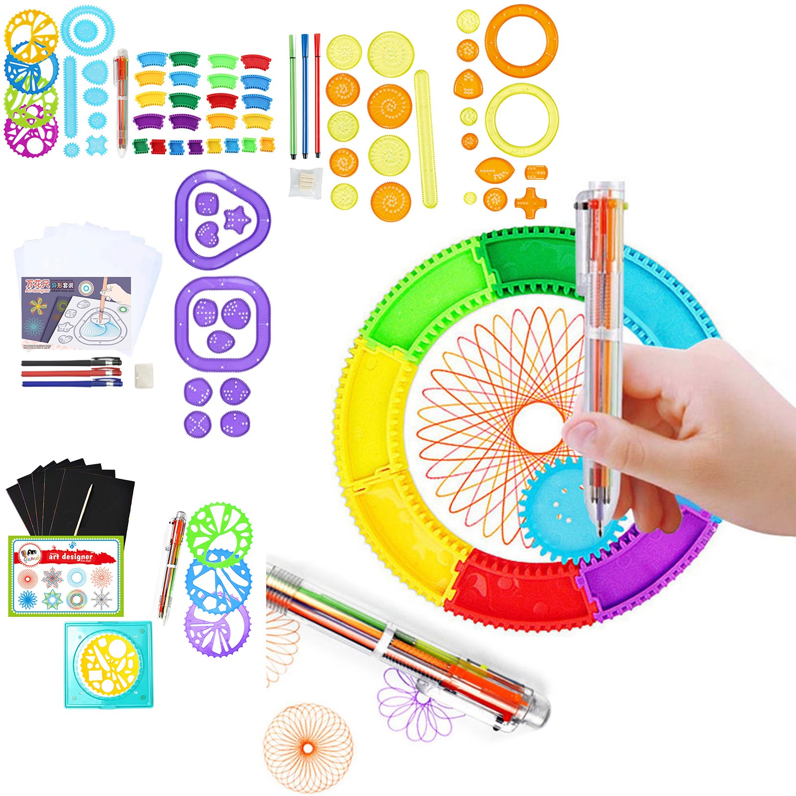 Student Geometry Drawing Stenc - Art Craft Template บทวิจารณ์และราคา