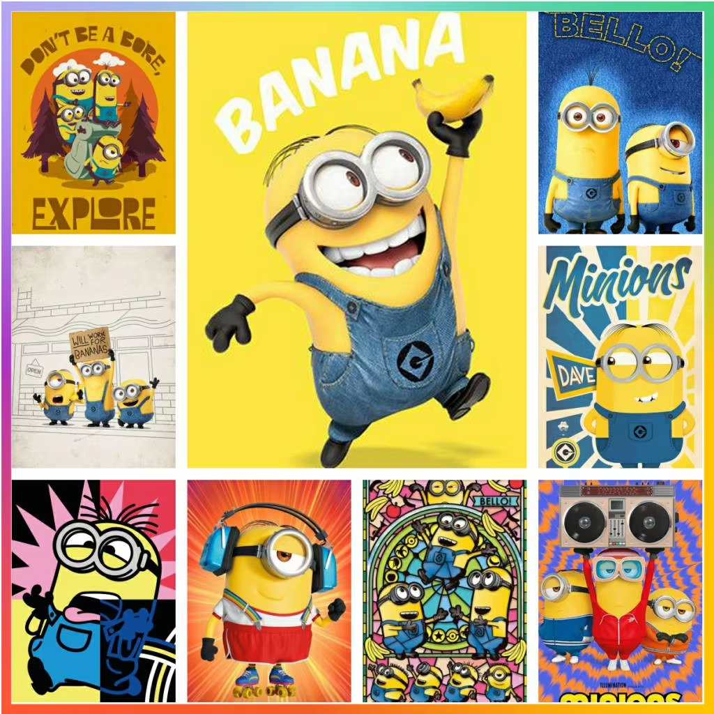 Cartoon Lovely Cute-M-Minions  - Art Craft Love บทวิจารณ์และราคา