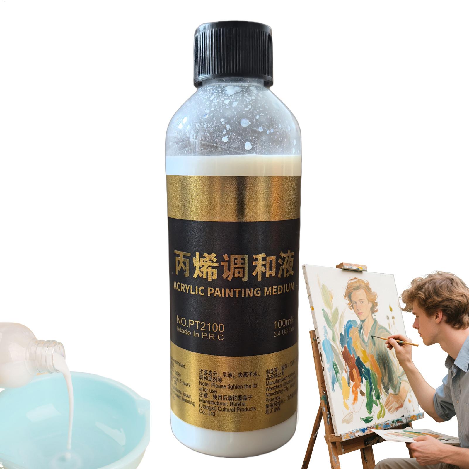100ml Acrylic Fluid Medium Pai - Art Craft Blend บทวิจารณ์และราคา