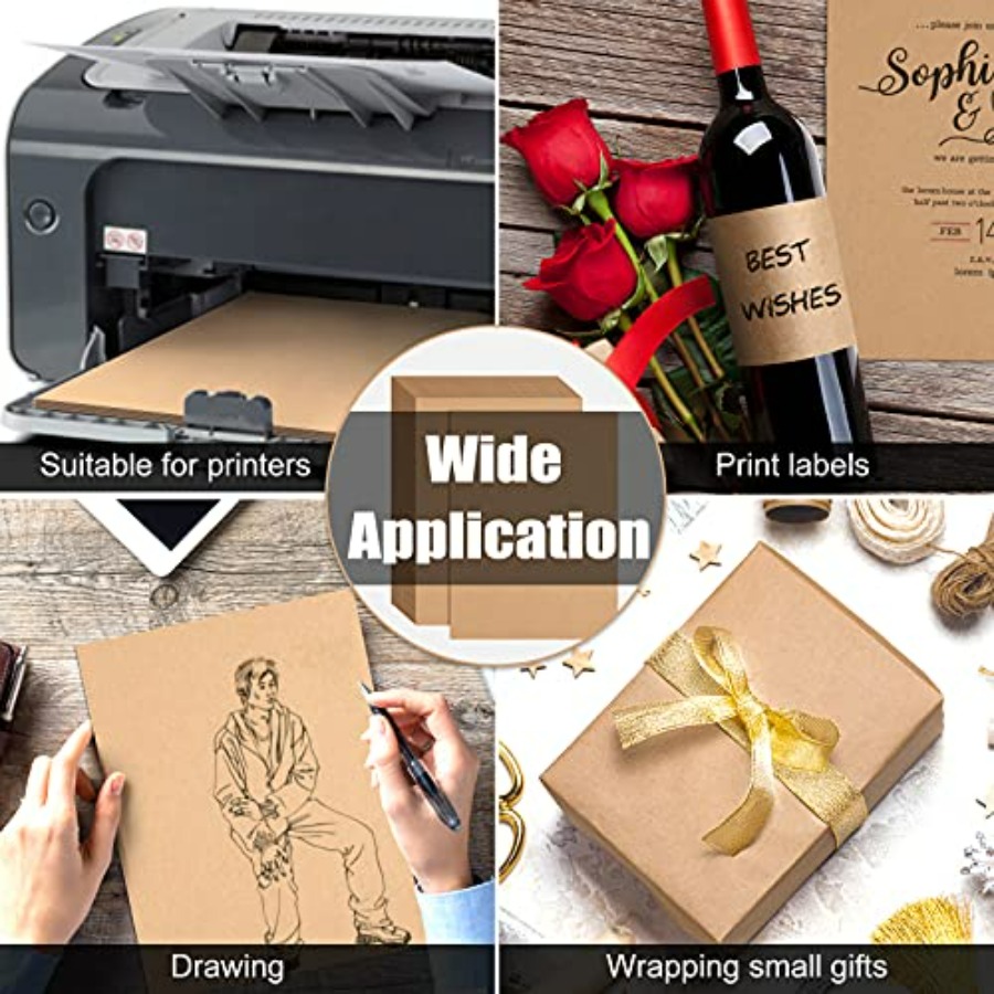 60 Sheets Kraft Paper 8.5 x 11 - Letter S Art Craft บทวิจารณ์และราคา