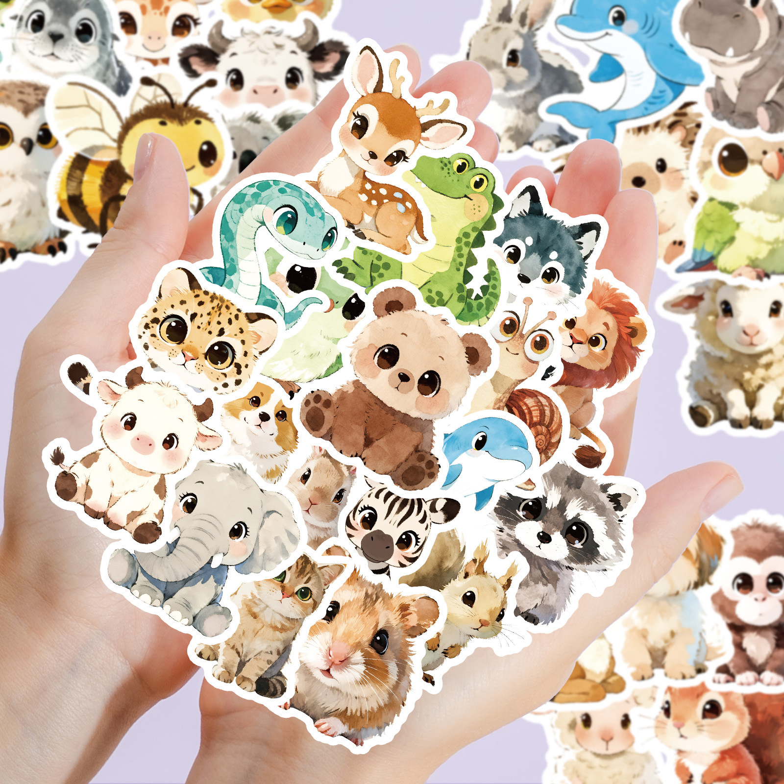 56Pcs Cute Animal Cartoon Graf - Art Craft Notebook บทวิจารณ์และราคา