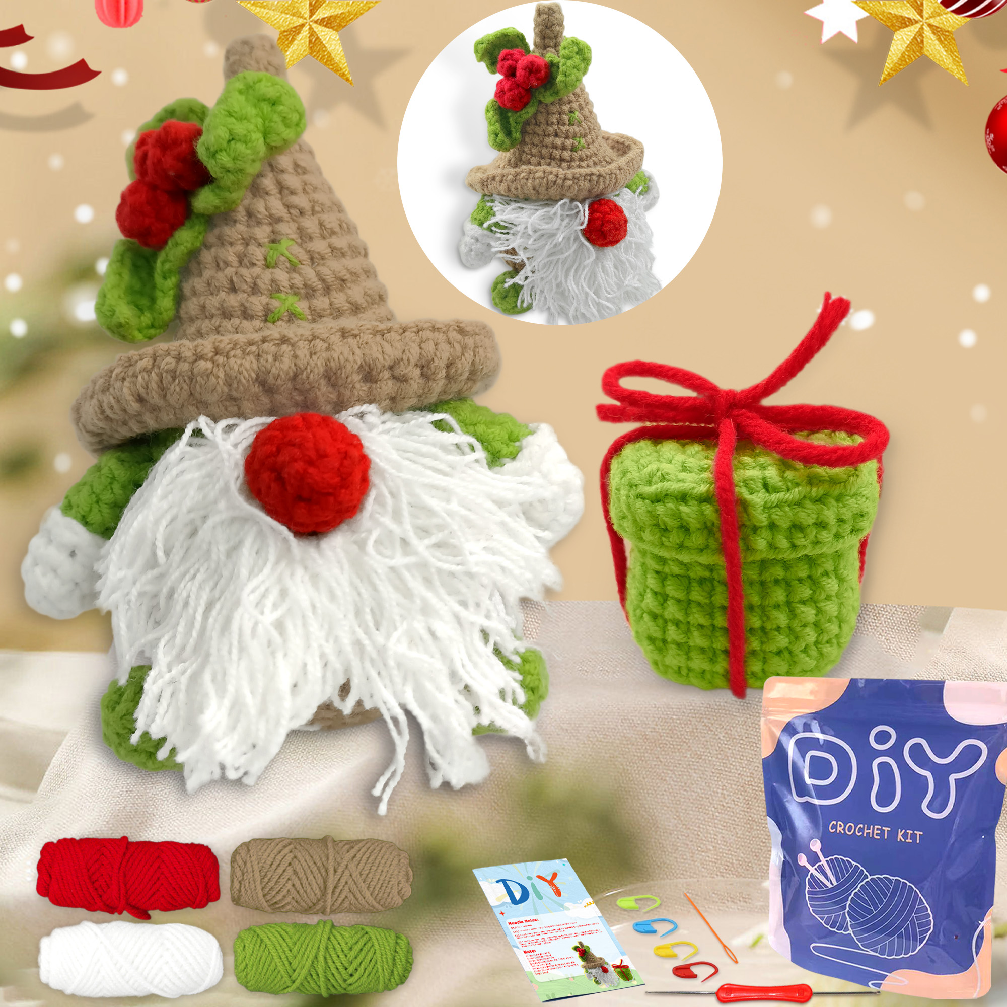 YAMAXIN 2PC Christmas Themed C - Art Craft Project บทวิจารณ์และราคา