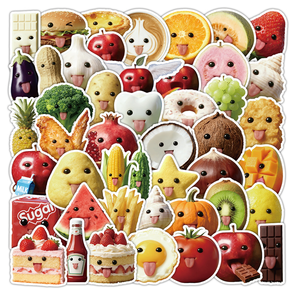 53 Pcs Abstract Art Style Food - Art Craft Notebook บทวิจารณ์และราคา