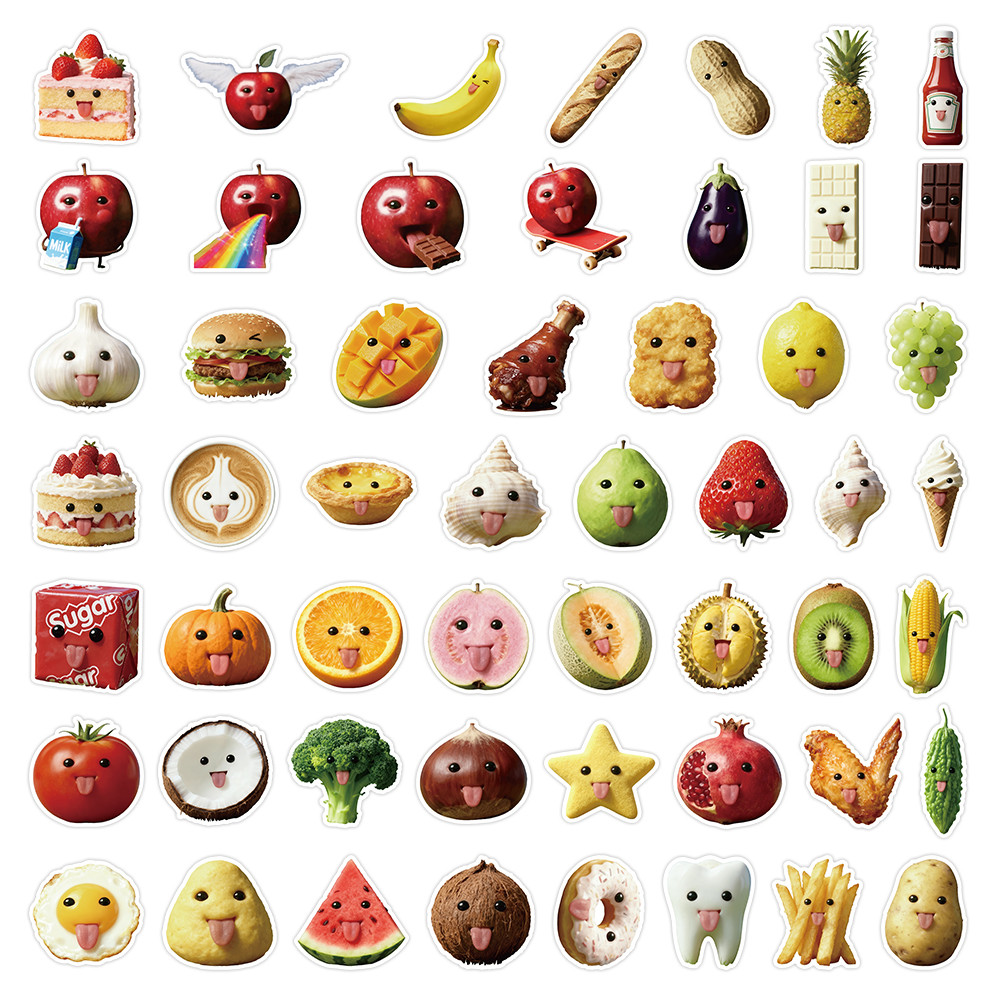 53 Pcs Abstract Art Style Food - Art Craft Notebook บทวิจารณ์และราคา