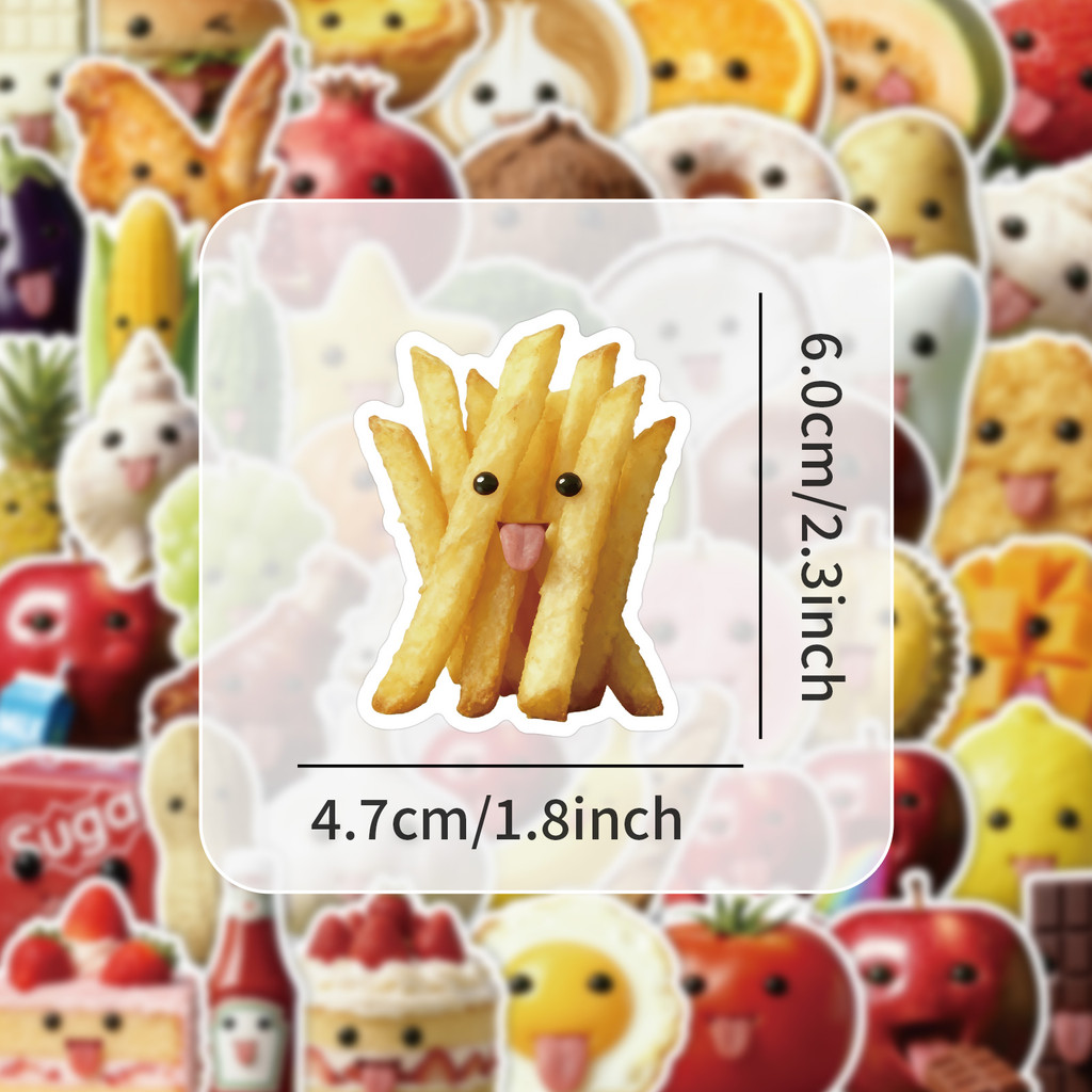 53 Pcs Abstract Art Style Food - Art Craft Notebook บทวิจารณ์และราคา