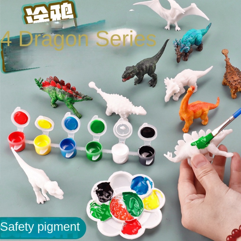 Educational DIY Painting Anima - Dinosaur And Craft บทวิจารณ์และราคา