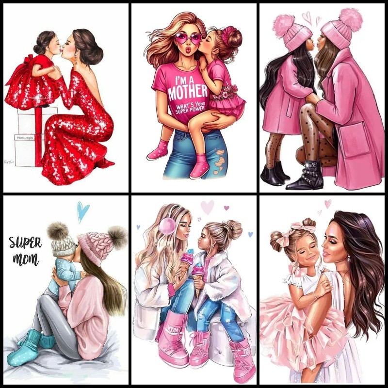 Mother Daughter Art Hobby 5D D - Art And Craft For Mother'S Day บทวิจารณ์และราคา