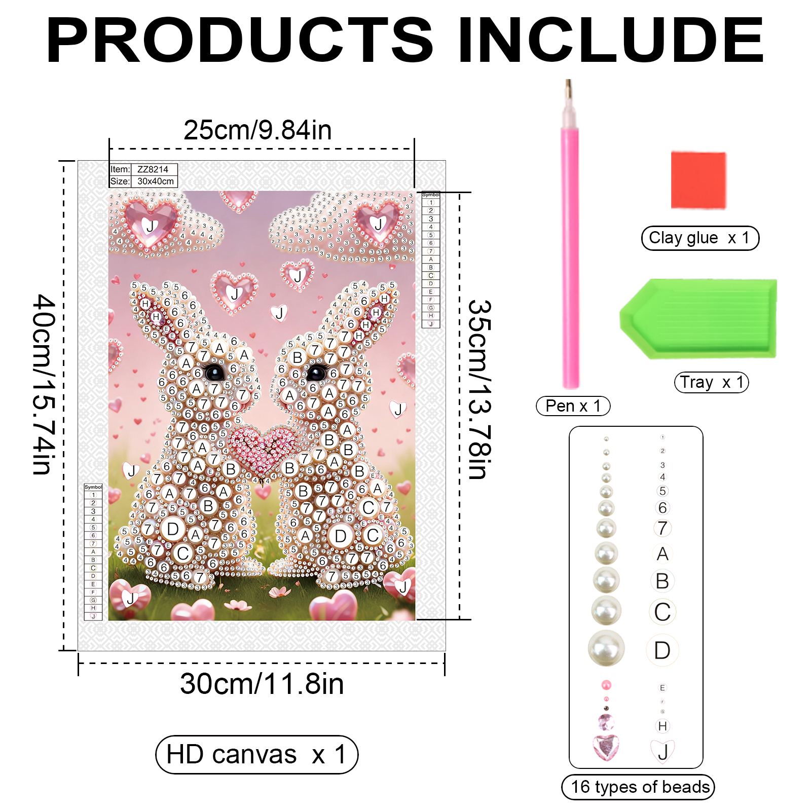 DIY Pearl Diamond Art Painting - Art Craft Rabbit บทวิจารณ์และราคา