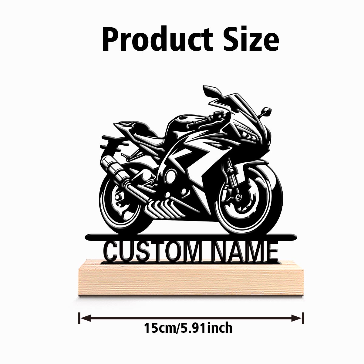 1pc Abstract cool motorcycle C - Letter S Art Craft บทวิจารณ์และราคา