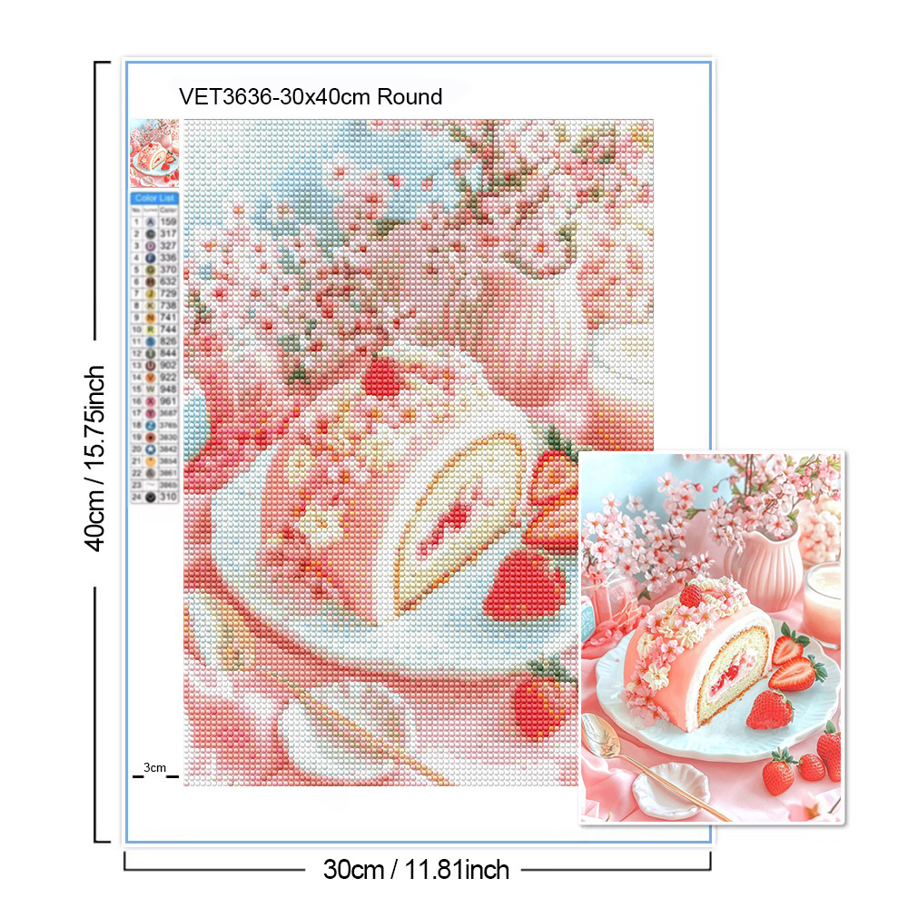 5D Diamond Painting Kits Food  - Art Craft Rabbit บทวิจารณ์และราคา