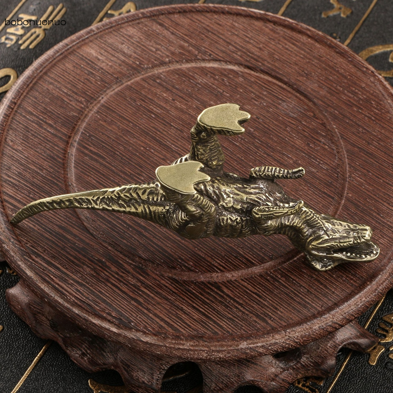 Antique Brass Dilophosaurus Di - Dinosaur And Craft บทวิจารณ์และราคา