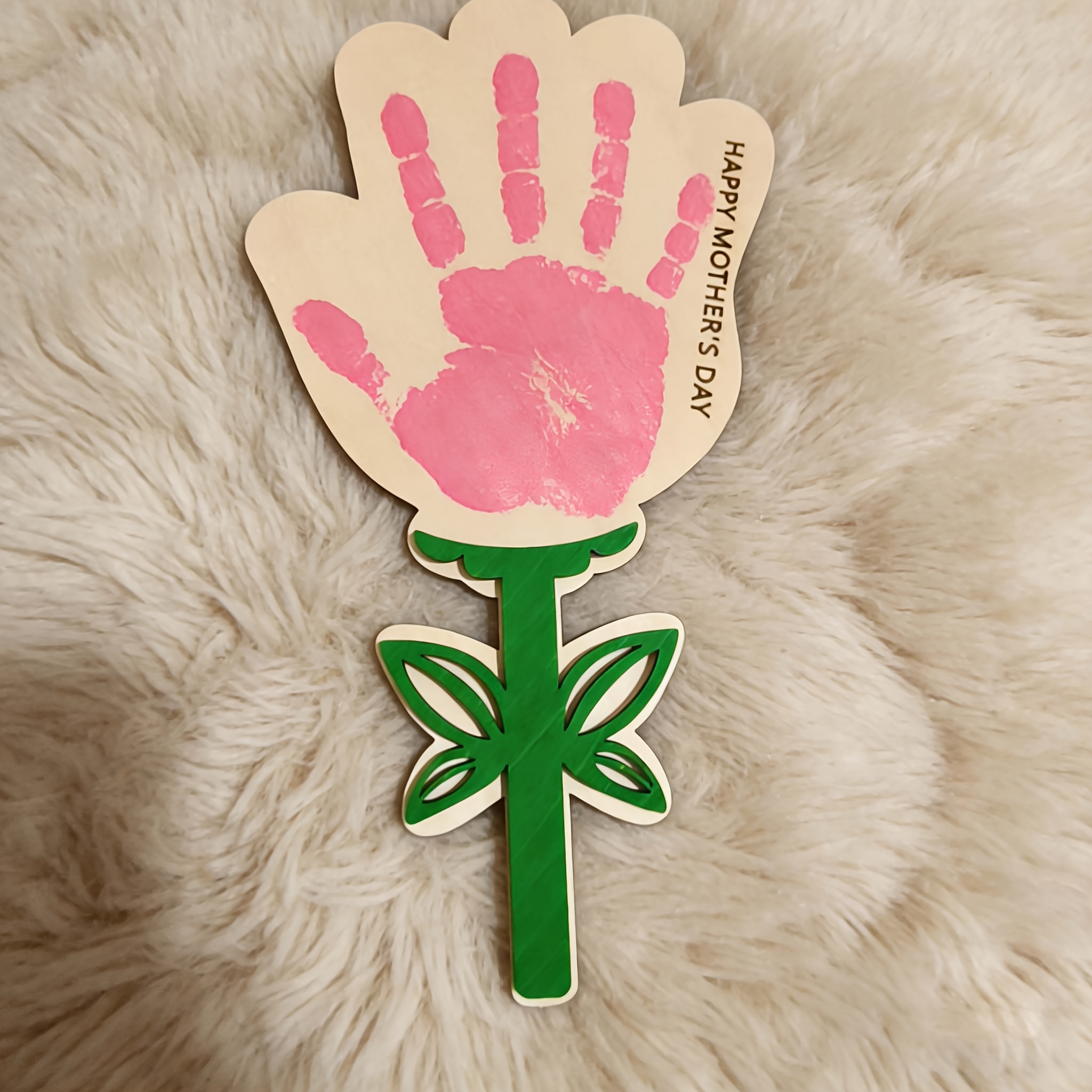Mother’s Day Wooden Handprint  - Art And Craft For Mother'S Day บทวิจารณ์และราคา