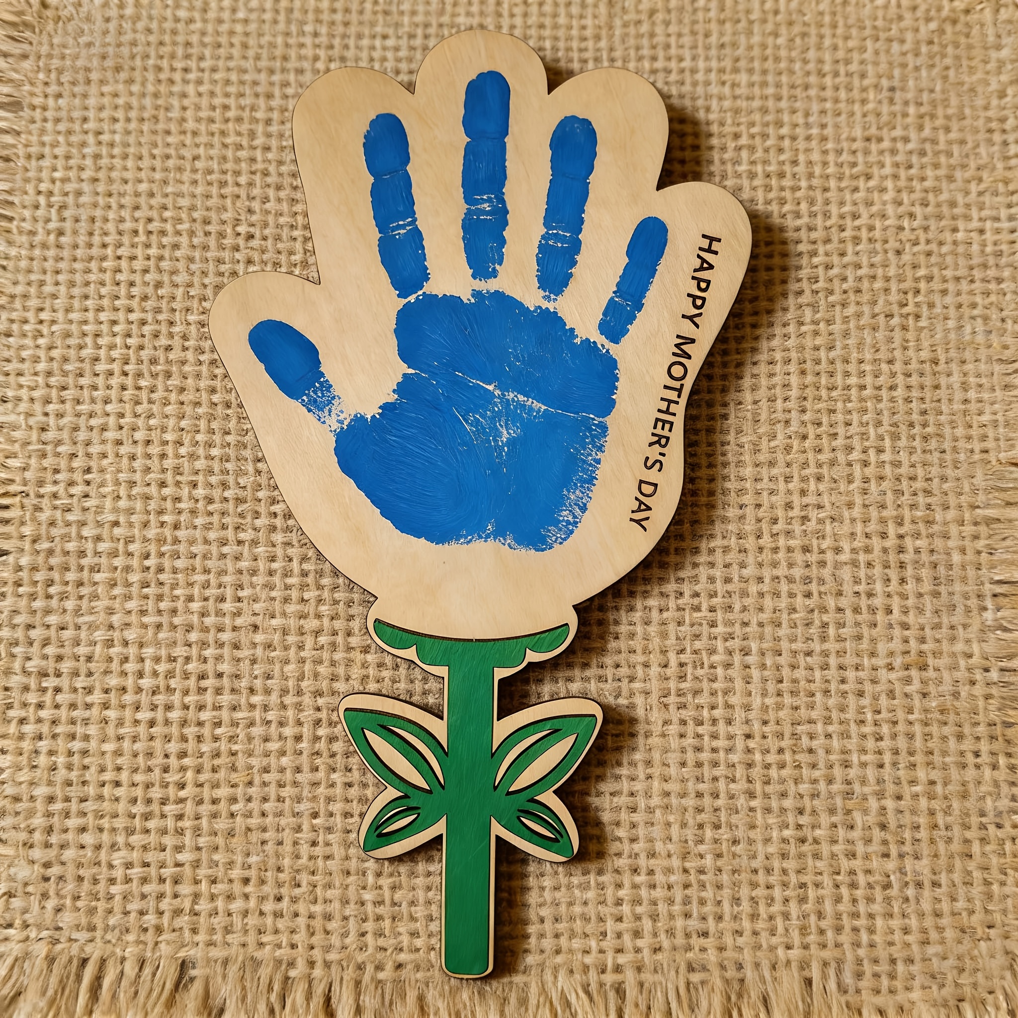 Mother’s Day Wooden Handprint  - Art And Craft For Mother'S Day บทวิจารณ์และราคา
