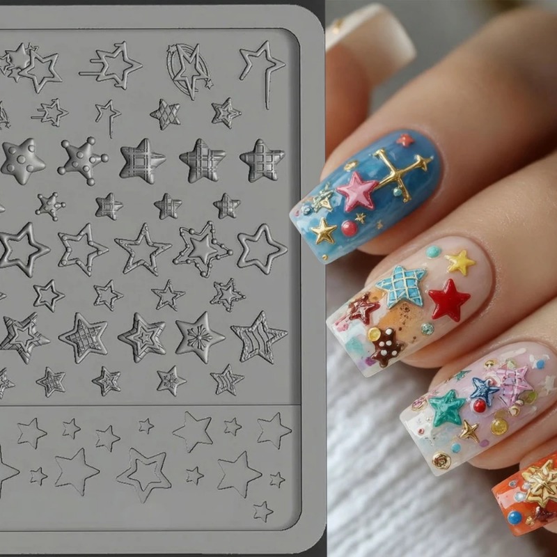 3D Baroque Angel Nail Mold Sil - Art Craft Template บทวิจารณ์และราคา