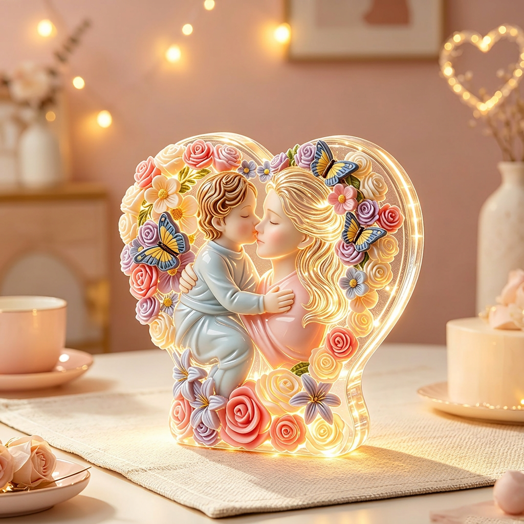 3D Mother Childs Silicone Mold - Art And Craft For Mother'S Day บทวิจารณ์และราคา