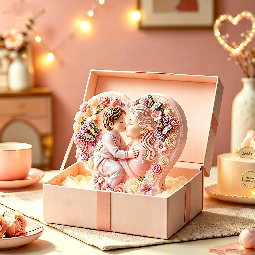 3D Mother Childs Silicone Mold - Art And Craft For Mother'S Day บทวิจารณ์และราคา