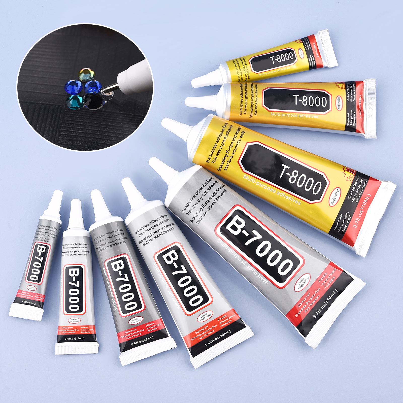9/15/50/110ml B-7000 Glue T-80 - Art Craft Glue บทวิจารณ์และราคา
