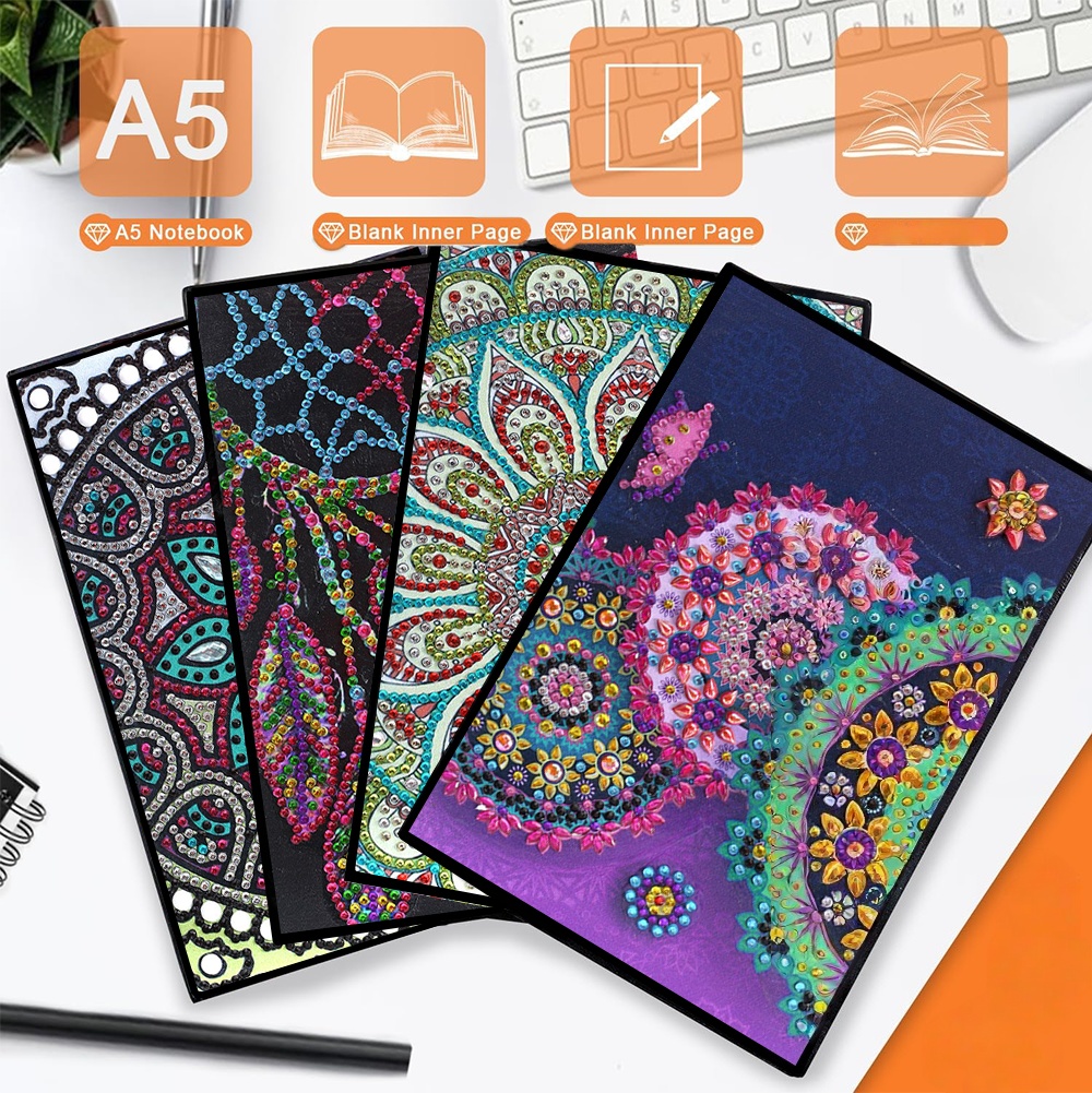 One mandala pattern, DIY irreg - Art Craft Notebook บทวิจารณ์และราคา