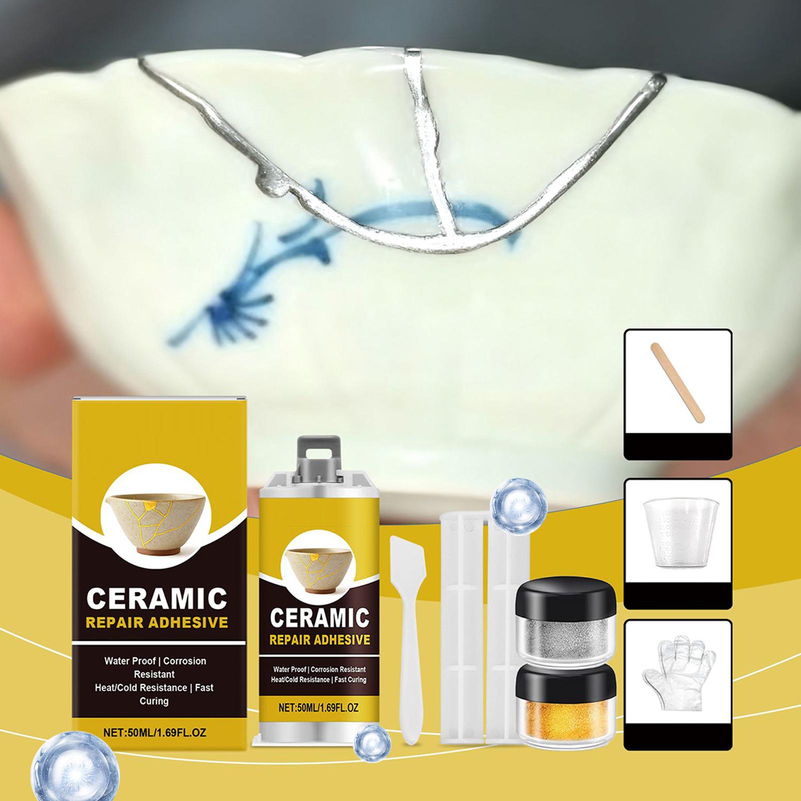 Porcelaine Repair Kit Gold Cer - Art Craft Glue บทวิจารณ์และราคา