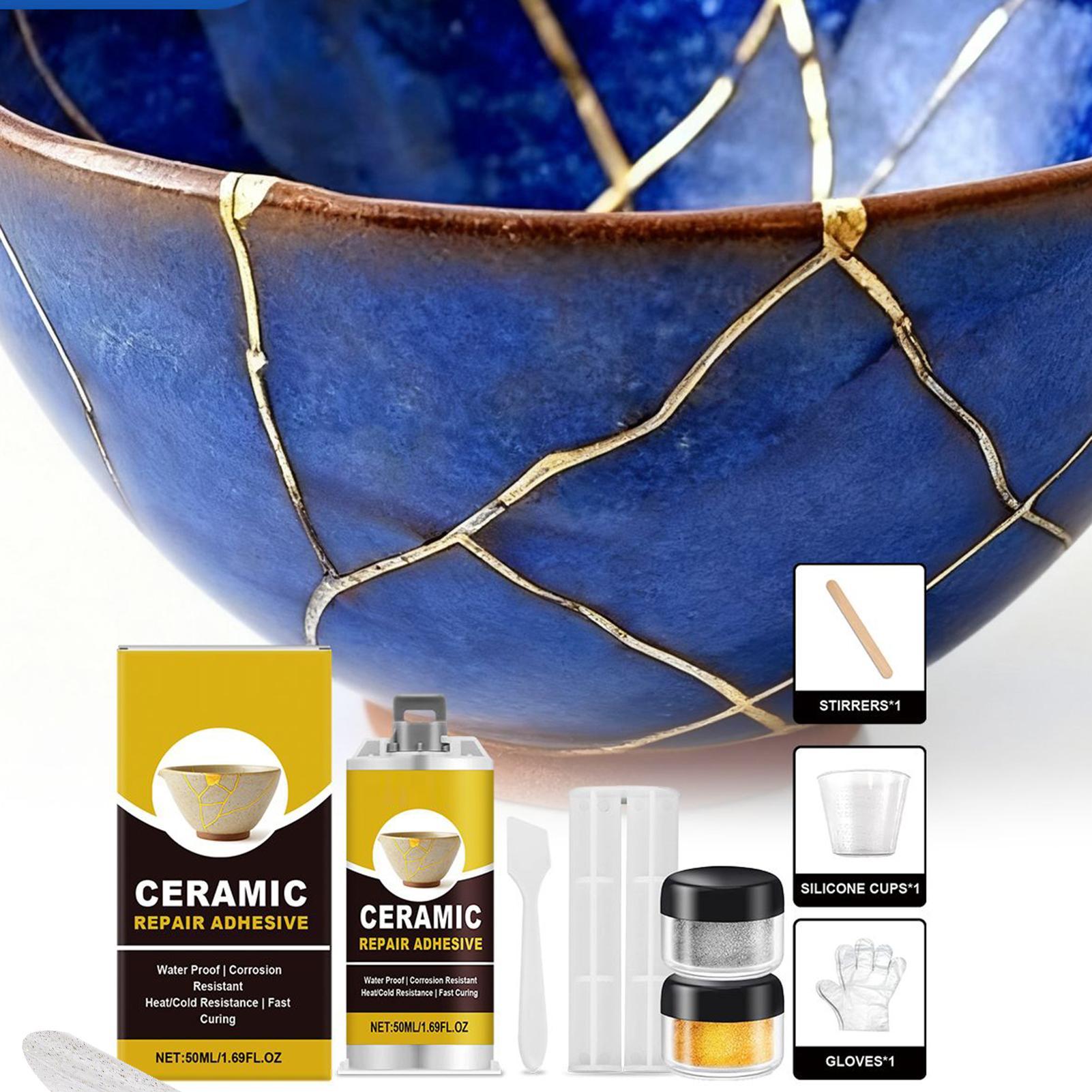 Porcelaine Repair Kit Gold Cer - Art Craft Glue บทวิจารณ์และราคา