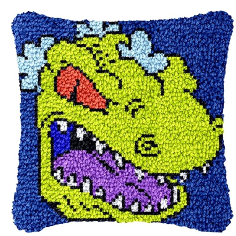 Dinosaur Latch Hook Pillow Kit - Dinosaur And Craft บทวิจารณ์และราคา
