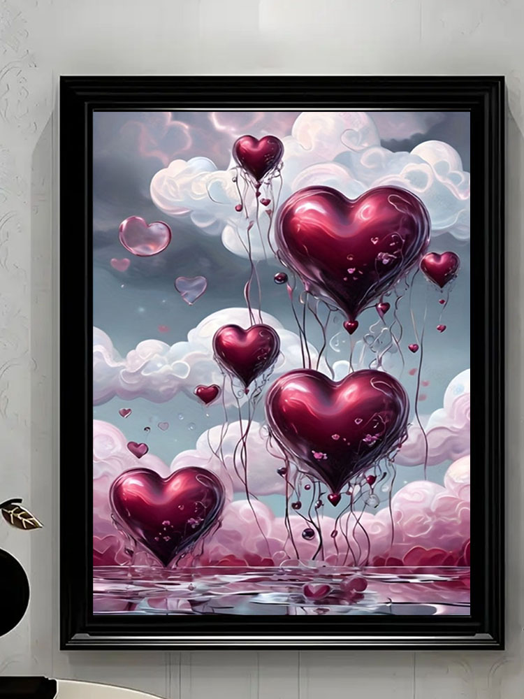 Red Love Balloon Diamond Paint - Art Craft Love บทวิจารณ์และราคา