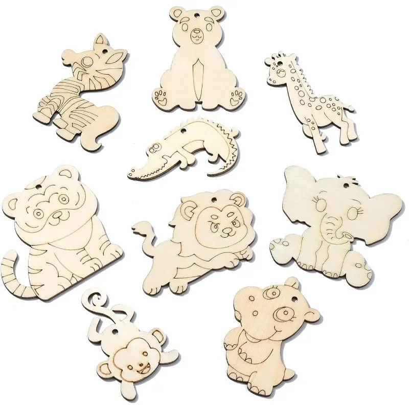 9pcs 9 Styles Zoo Animals Unfi - Art And Craft Zoo Animals บทวิจารณ์และราคา