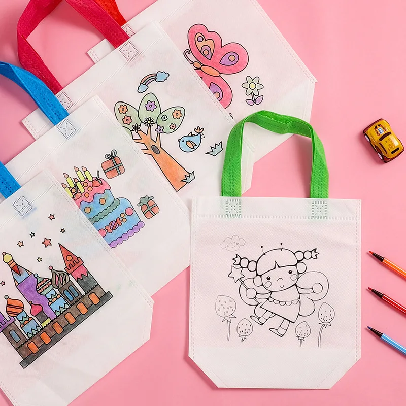1-10pcs Sets DIY Graffiti Bag  - Art Craft Notebook บทวิจารณ์และราคา
