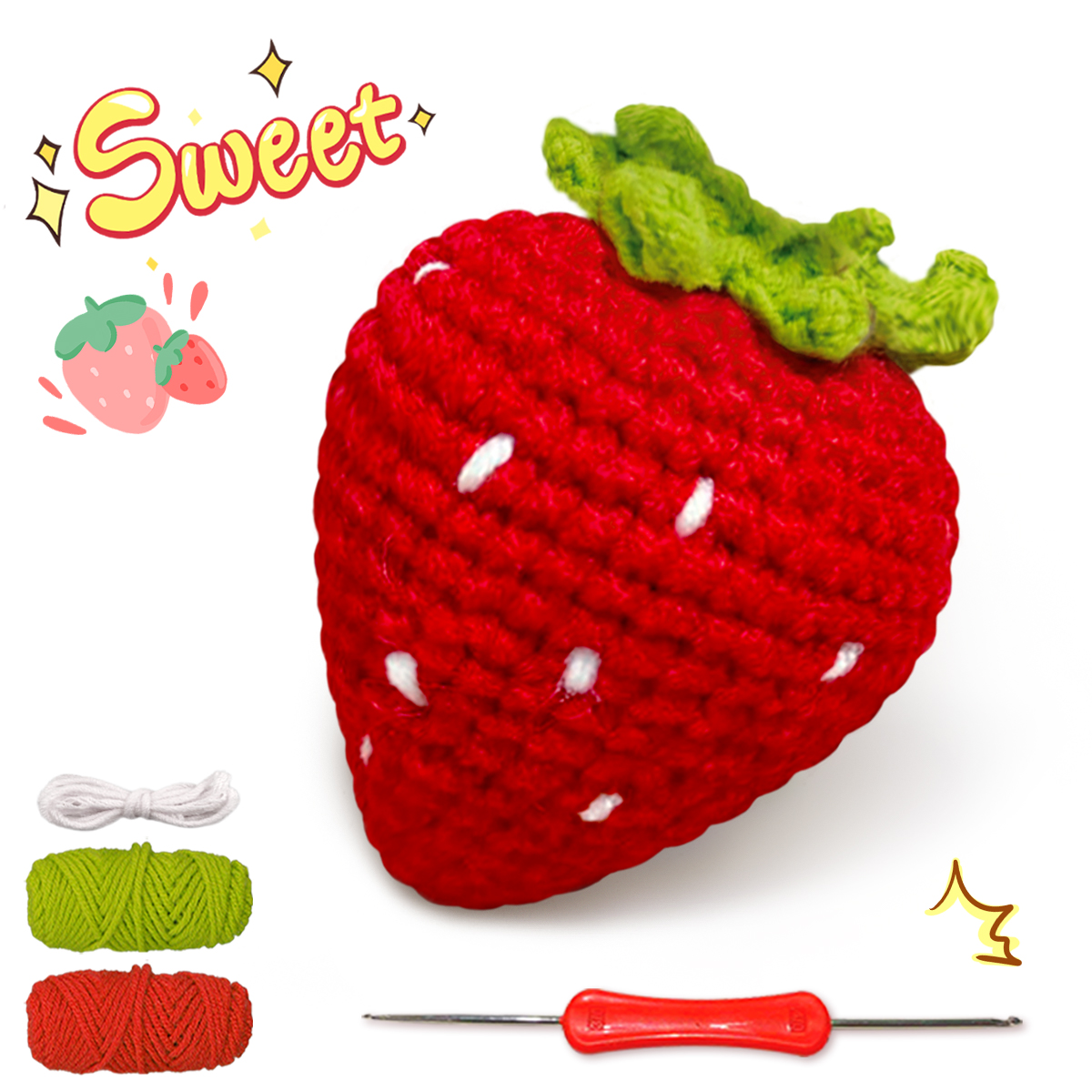 YAMAXIN 1PC Fruit Theme Croche - Art Craft Project บทวิจารณ์และราคา