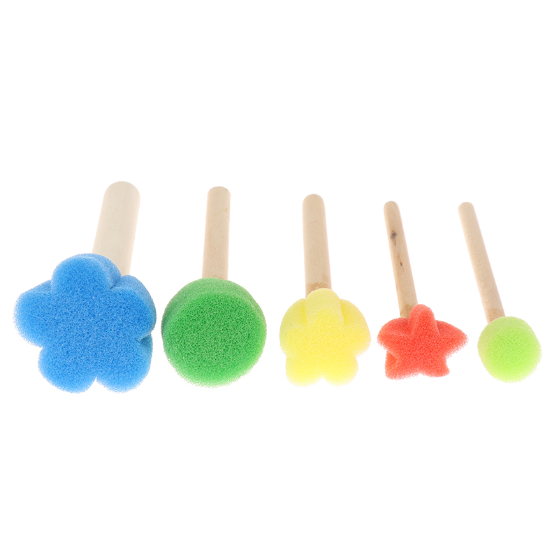 Kids Toddler Sponge Stamp Brus - Art Craft Notebook บทวิจารณ์และราคา