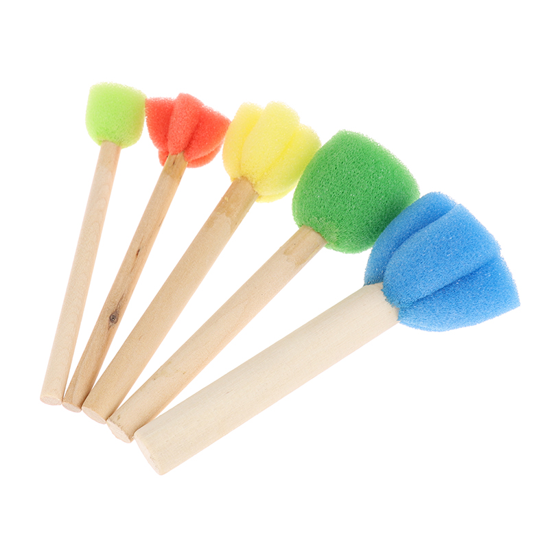 Kids Toddler Sponge Stamp Brus - Art Craft Notebook บทวิจารณ์และราคา
