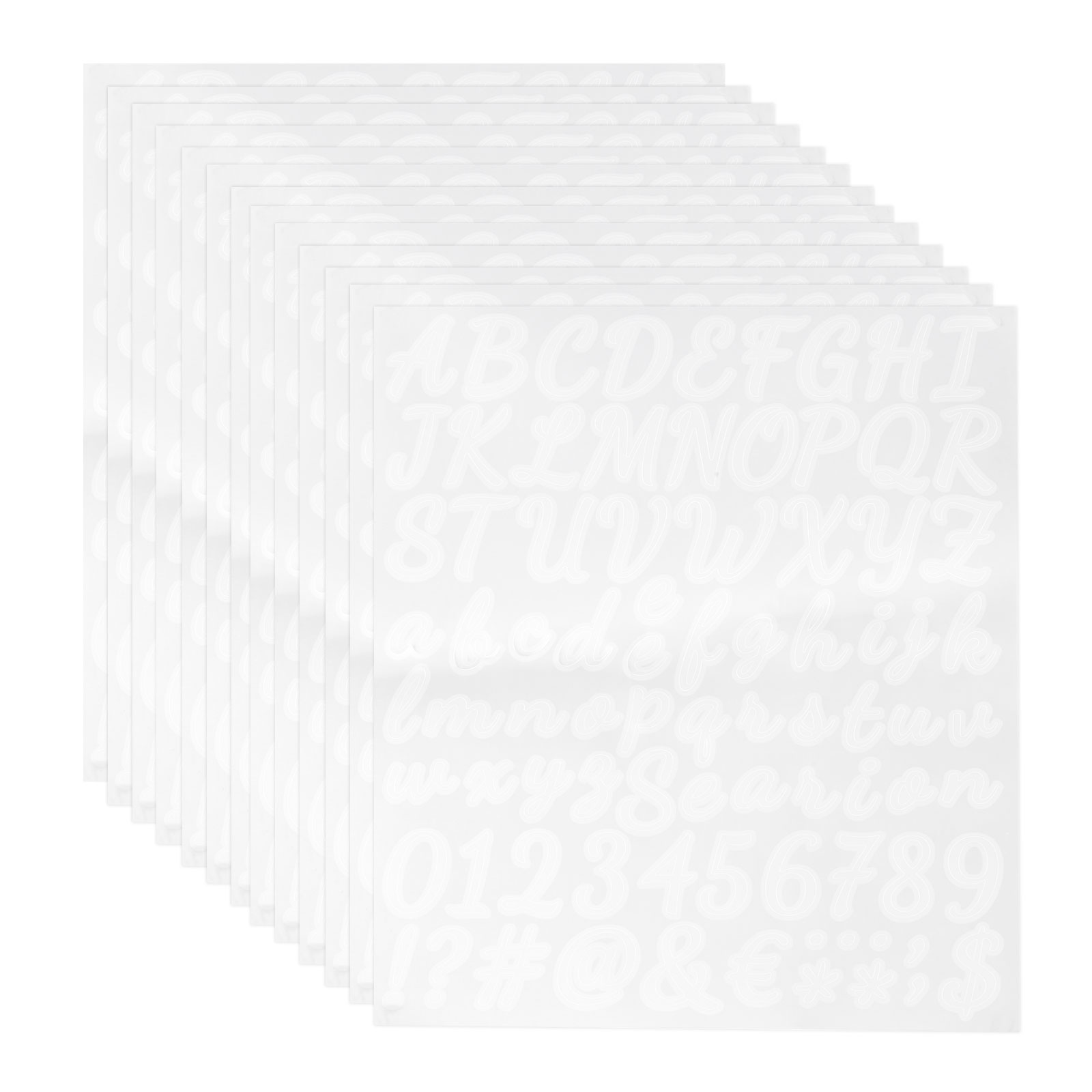12Sheets Vinyl Letter Stickers - Art Craft Notebook บทวิจารณ์และราคา